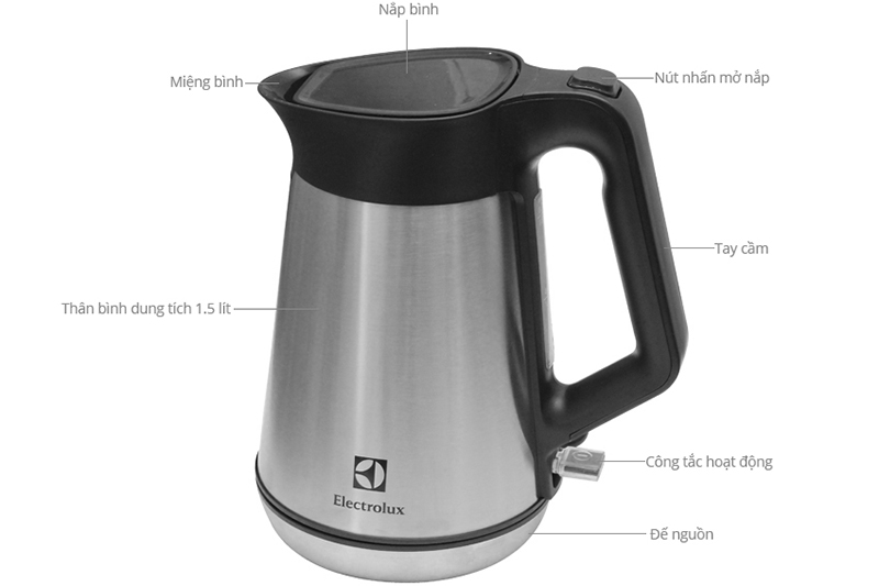 Ấm siêu tốc Electrolux EEK5604S 1.5L